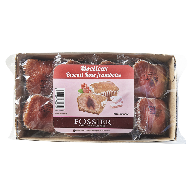 Moelleux au Biscuit Rose framboise Fossier
