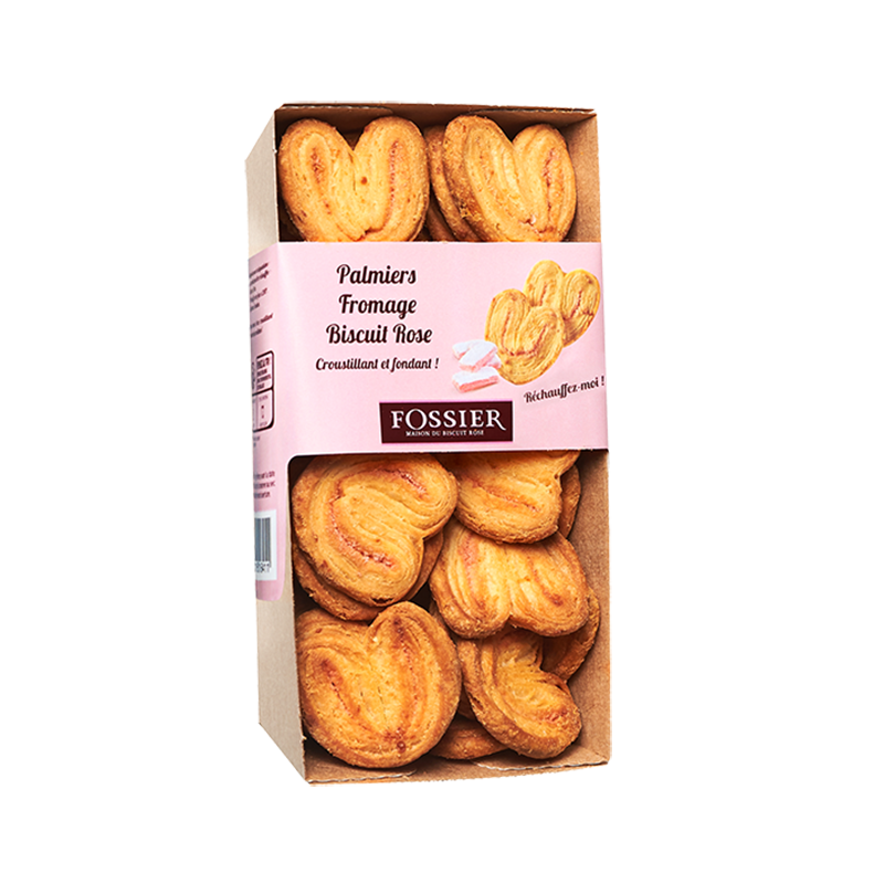 Palmiers fromage Biscuit Rose Fossier