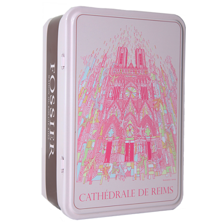 Boite collector Cathédrale de Reims Biscuit Rose Iemza Fossier Boite collector Cathédrale de Reims Biscuit Rose Iemza Fossier