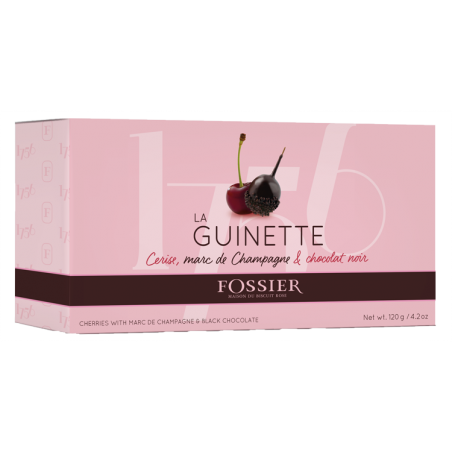FOSSIER Guinettes, Marc de Champagne cerise et chocolat noir FOSSIER Guinettes, Marc de Champagne cerise et chocolat noir