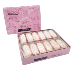 Boîte Métal Biscuit Rose : Art de vivre à la française