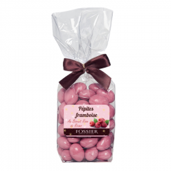 Pépites de framboise, chocolat blanc & Biscuit Rose