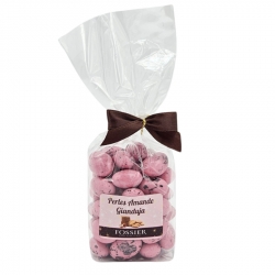 Amandes chocolat lait et blanc au Biscuit Rose 200g