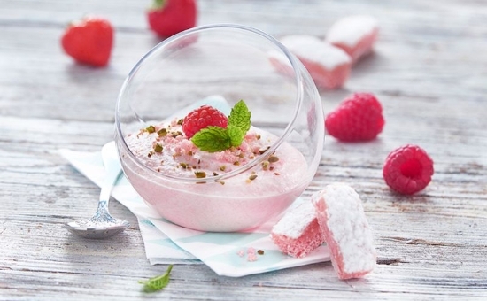 Bavaroise aux Biscuits Roses