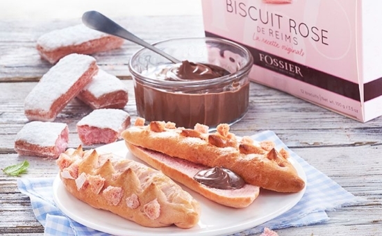 Pain au lait au craquant de Biscuit Rose