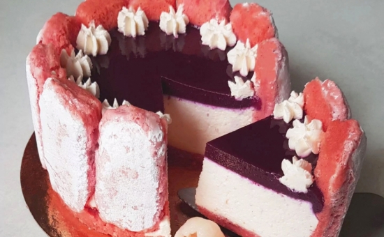 Charlotte litchis Biscuits Roses