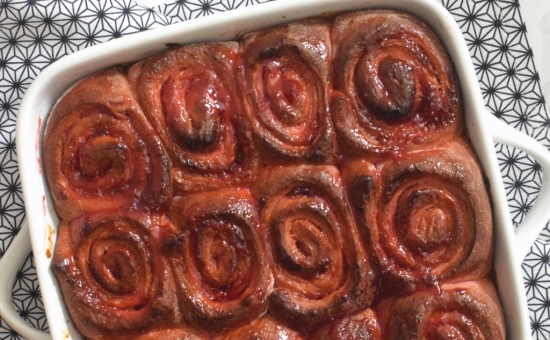 Brioche Rolls au Biscuit Rose