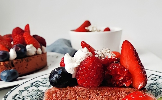 Gâteau madeleine au Biscuit Rose