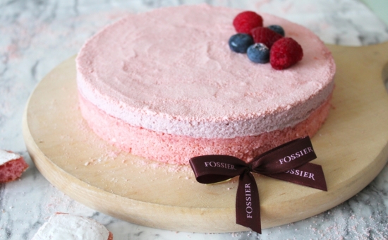 Gâteau nuage Biscuit Rose