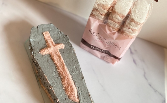 Cercueil d'Halloween DARK et ROSE