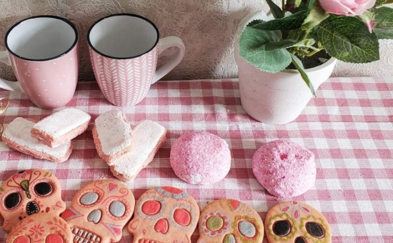 Biscuits roses Dìa de la muerte