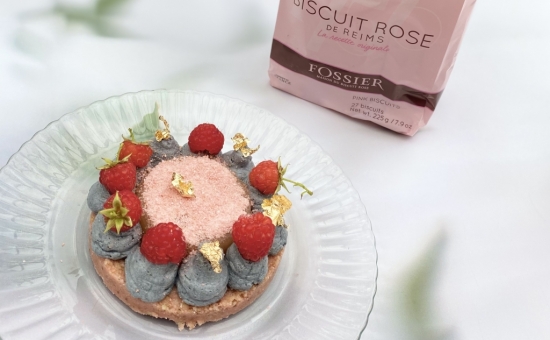 Tartelettes Biscuit Rose et aux pommes