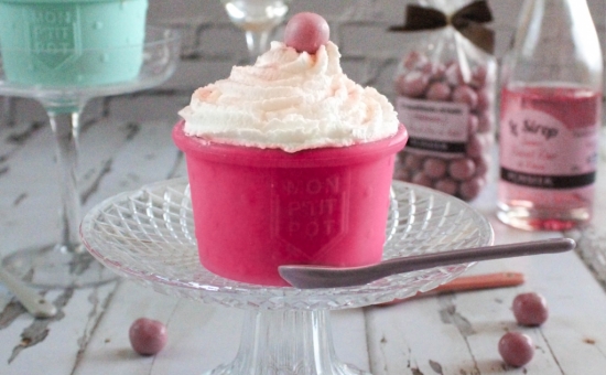 Glace au Biscuit Rose