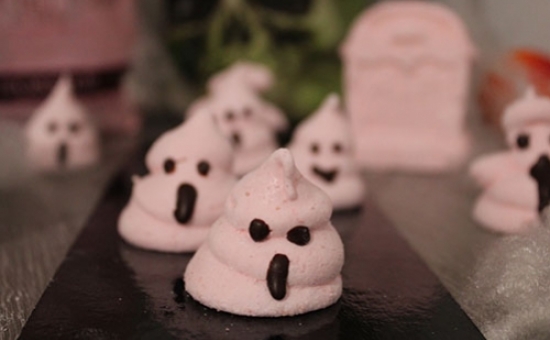 Guimauve fantôme au Sirop au Biscuit Rose