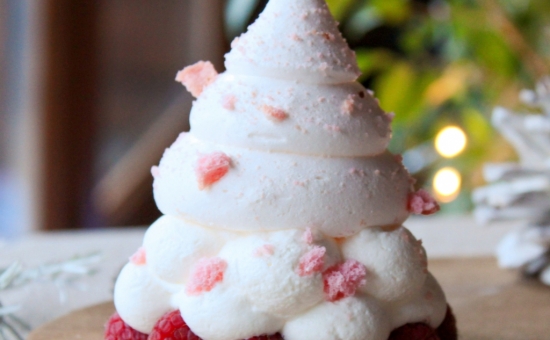 Pavlova Biscuits Roses & framboises